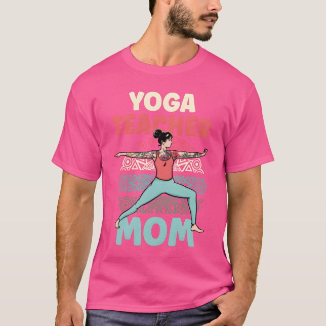 Yogaeacher Mum Mummy Mother Hobby girl T-Shirt (Front)
