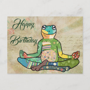 Yogafrosch Postcard