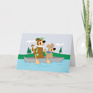Yogi Bear and Boo Boo Fun Canoe Adventure Card