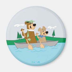 Yogi Bear and Boo Boo Fun Canoe Adventure Magnet