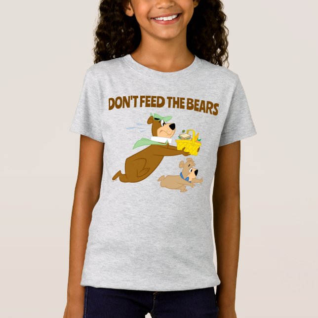 Yogi Bear and Boo-Boo Picnic Panic T-Shirt (Front)