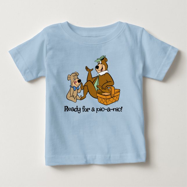 Yogi Bear and Boo-Boo Picnic Snack Baby T-Shirt (Front)