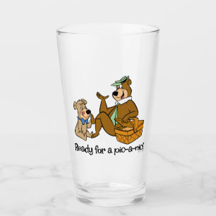 Yogi Bear and Boo-Boo Picnic Snack Glass