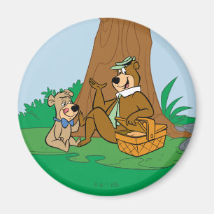 Yogi Bear and Boo-Boo Picnic Snack Magnet