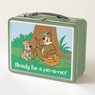 Yogi Bear and Boo-Boo Picnic Snack Metal Lunch Box