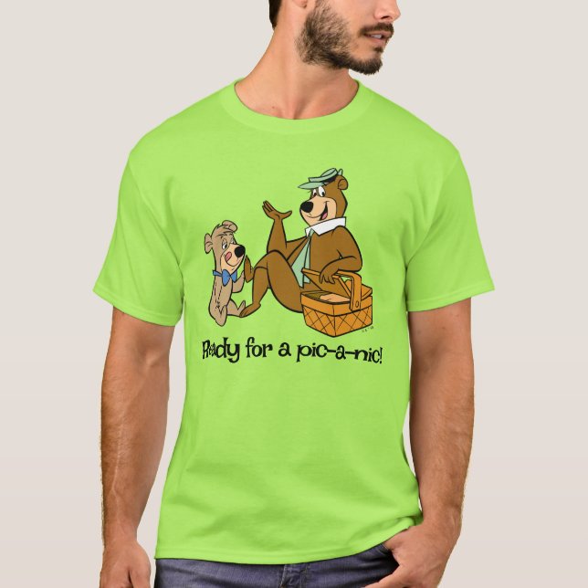Yogi Bear and Boo-Boo Picnic Snack T-Shirt (Front)