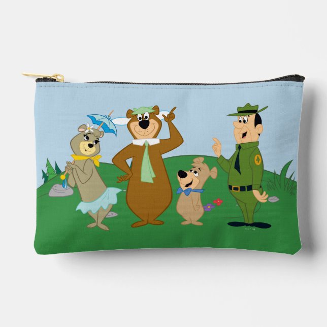 Yogi Bear and Friends Classic Pose Accessory Pouch (Front)