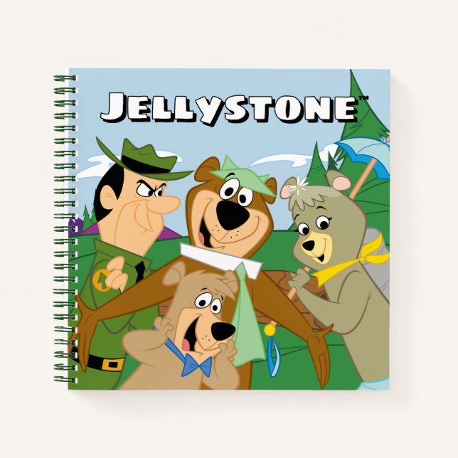 Yogi Bear and Friends Framed Forest Picture Notebook (Front)