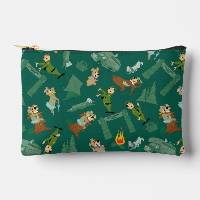 Yogi Bear and Friends Jellystone Park Camp Pattern Accessory Pouch (Front)