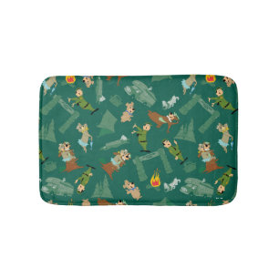 Yogi Bear and Friends Jellystone Park Camp Pattern Bath Mat