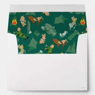 Yogi Bear and Friends Jellystone Park Camp Pattern Envelope