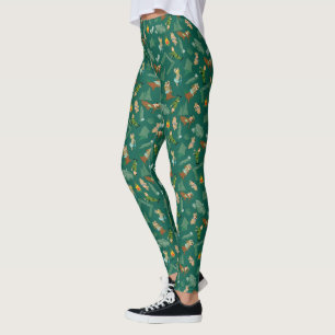 Yogi Bear and Friends Jellystone Park Camp Pattern Leggings
