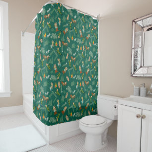 Yogi Bear and Friends Jellystone Park Camp Pattern Shower Curtain