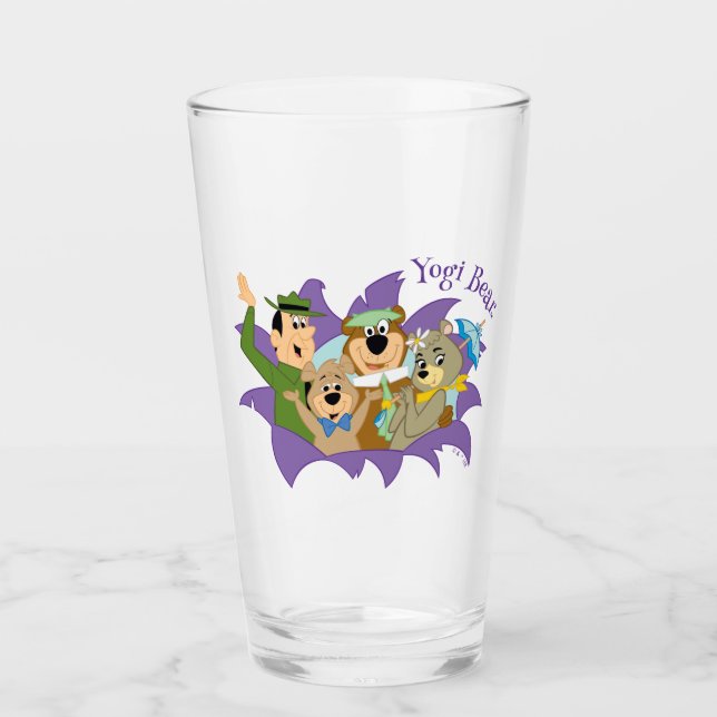 Yogi Bear and Friends Surprise Glass (Front)