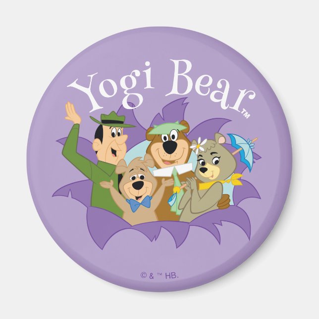 Yogi Bear and Friends Surprise Magnet (Front)