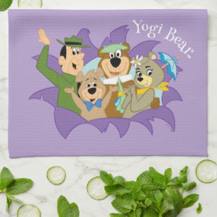 Yogi Bear and Friends Surprise Tea Towel