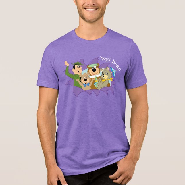 Yogi Bear and Friends Surprise Tri-Blend Shirt (Front)