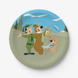 Yogi Bear and Friends Warm Welcome Paper Plate