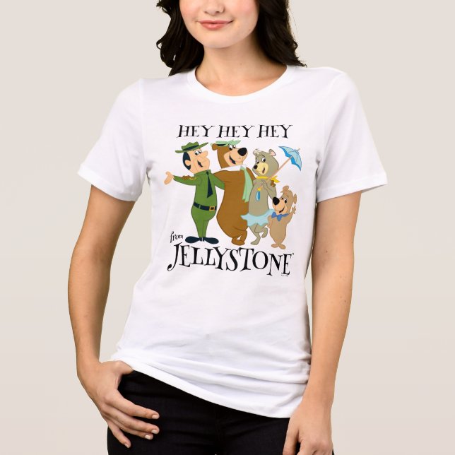 Yogi Bear and Friends Warm Welcome Tri-Blend Shirt (Front)