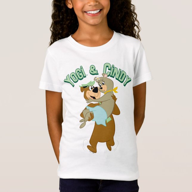Yogi Bear Carrying Cindy Bear T-Shirt (Front)