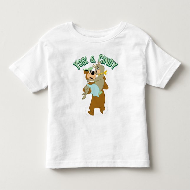 Yogi Bear Carrying Cindy Bear Toddler T-Shirt (Front)