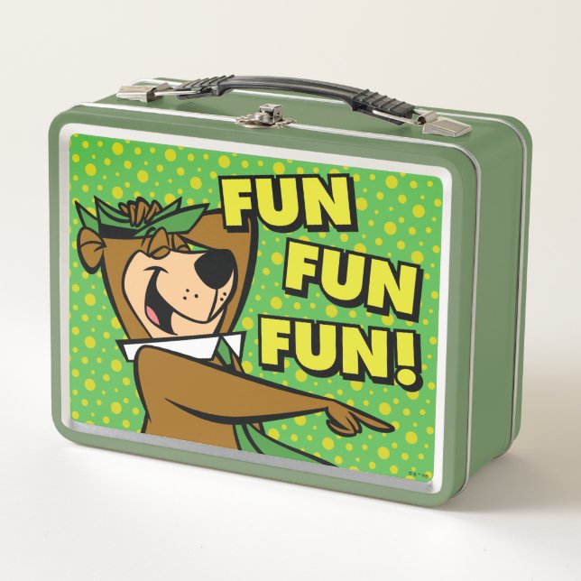 Yogi Bear Fun Fun Fun Metal Lunch Box (Front)