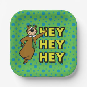 Yogi Bear Hey Hey Hey Paper Plate