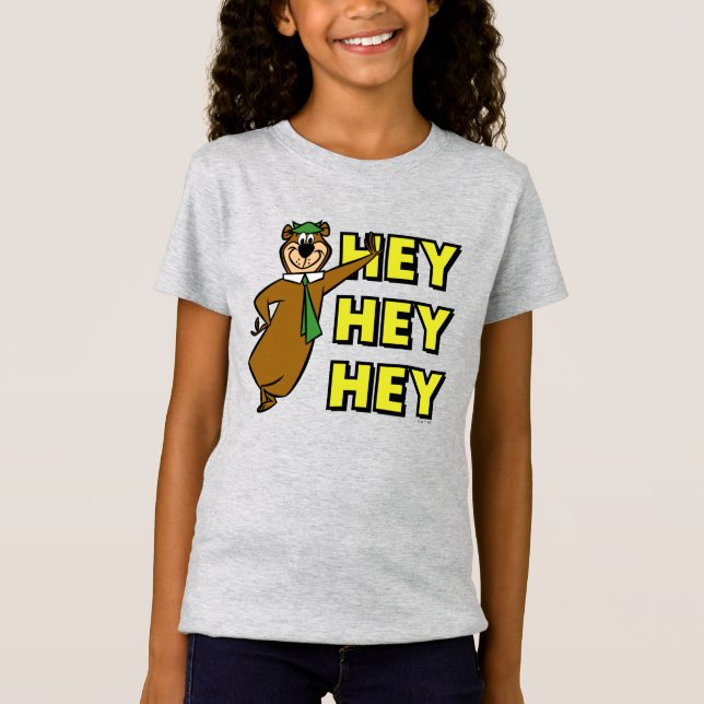Yogi Bear Hey Hey Hey T-Shirt (Front)