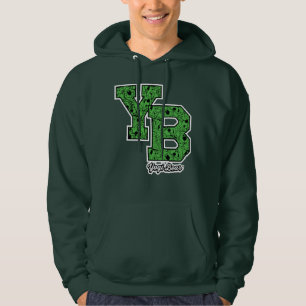 Yogi Bear Patterned Varsity Letters Hoodie