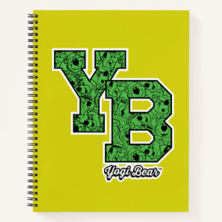 Yogi Bear Patterned Varsity Letters Notebook