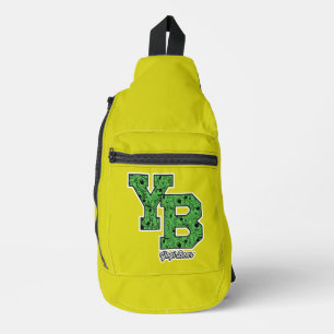Yogi Bear Patterned Varsity Letters Sling Bag