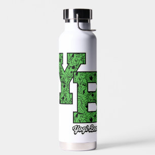 Yogi Bear Patterned Varsity Letters Water Bottle
