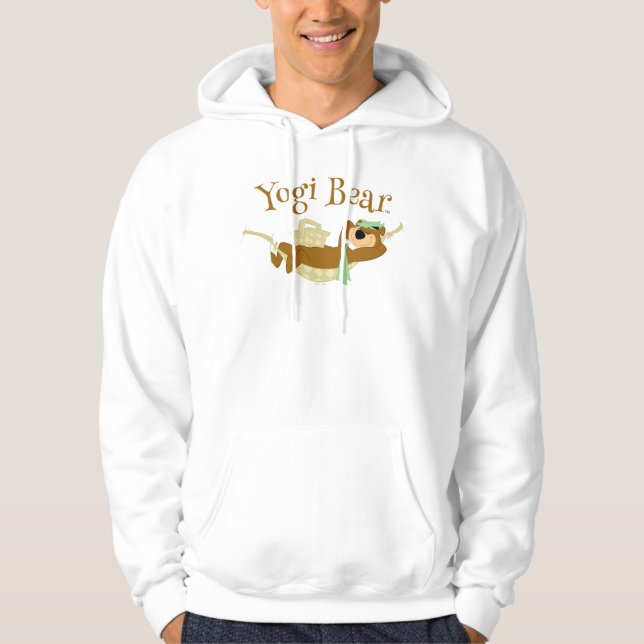 Yogi Bear Picnic Hammock Nap Time Hoodie (Front)
