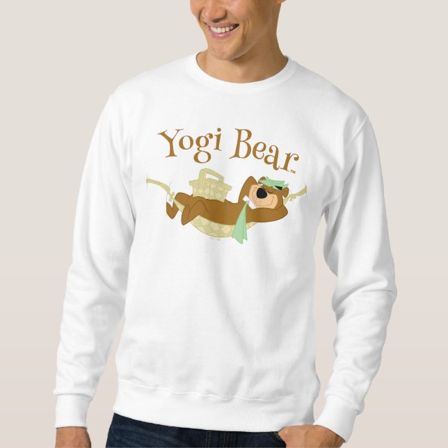Yogi Bear Picnic Hammock Nap Time Sweatshirt (Front)