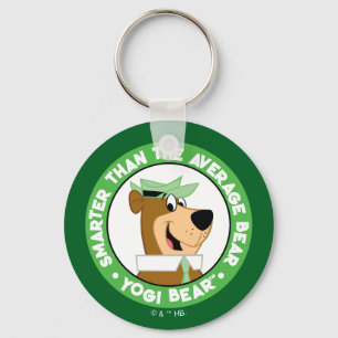 Yogi Bear Smiling Portrait Key Ring