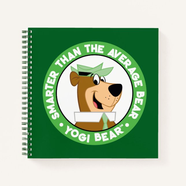 Yogi Bear Smiling Portrait Notebook (Front)