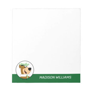 Yogi Bear Smiling Portrait Notepad