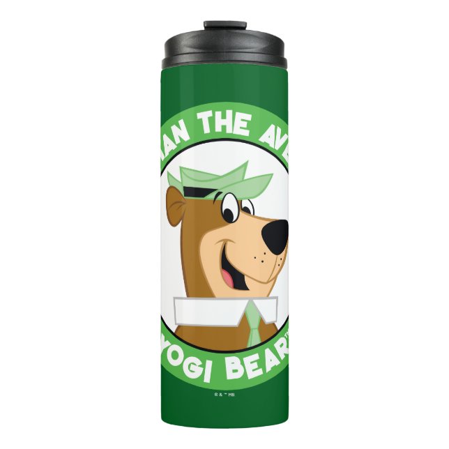 Yogi Bear Smiling Portrait Thermal Tumbler (Front)