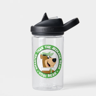 Yogi Bear Smiling Portrait Water Bottle