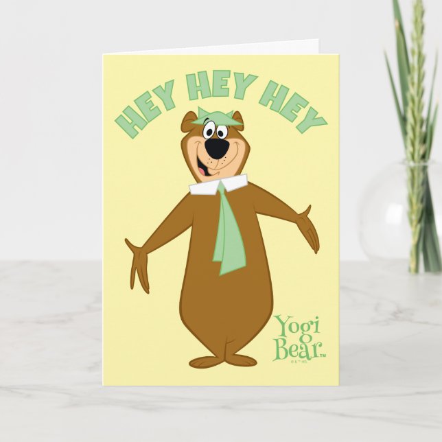 Yogi Bear Welcome Card (Front)