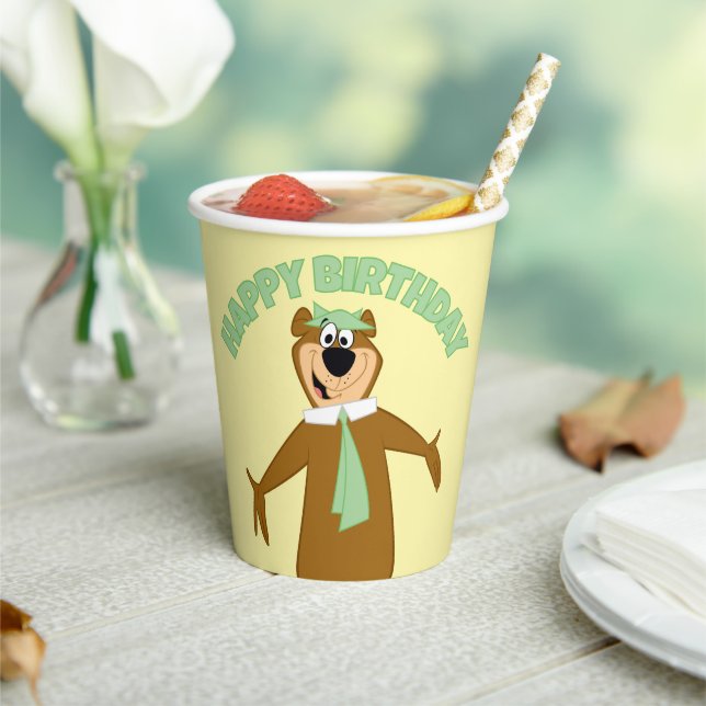 Yogi Bear Welcome Paper Cups (Insitu)