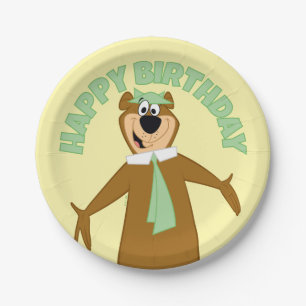 Yogi Bear Welcome Paper Plate