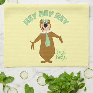 Yogi Bear Welcome Tea Towel