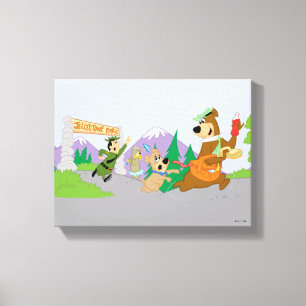 Yogi Bear's Great Picnic Basket Escape Canvas Print
