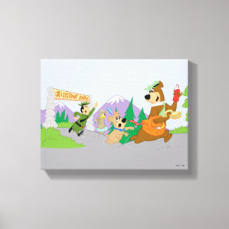 Yogi Bear's Great Picnic Basket Escape Canvas Print