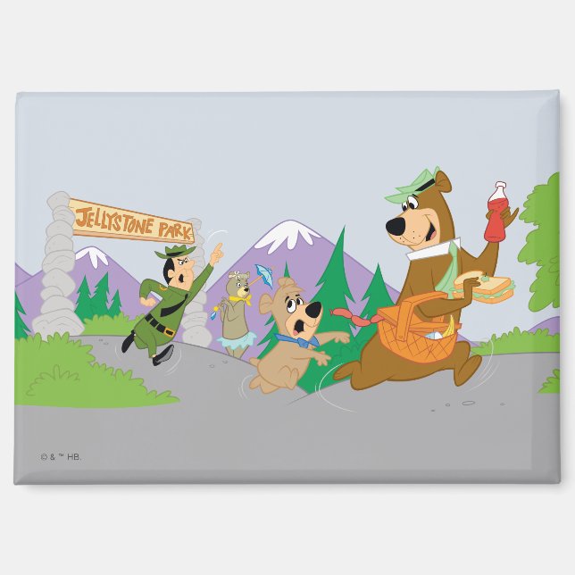 Yogi Bear's Great Picnic Basket Escape Magnet (Front)