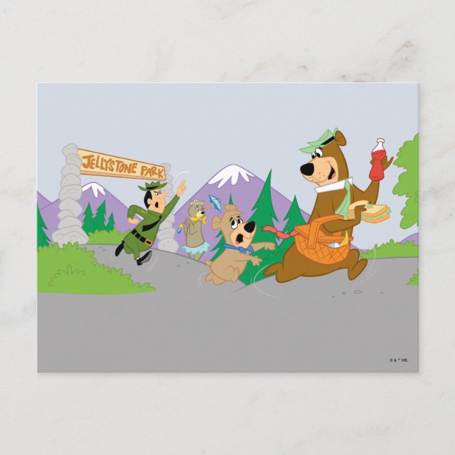 Yogi Bear's Great Picnic Basket Escape Postcard (Front)