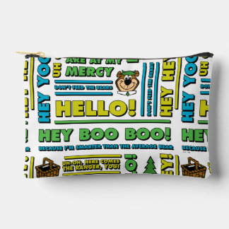 Yogi Bear's Picnic Quotes & Fun Phrases Pattern Accessory Pouch