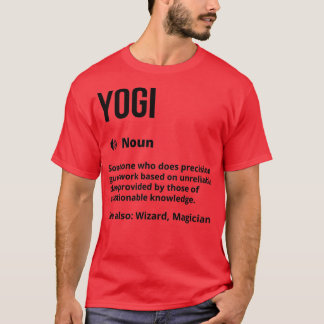 Yogi Funny Definition Namaste Funny Saying T-Shirt