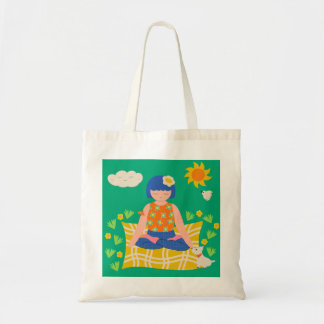 Yogi Girl Tote Bag